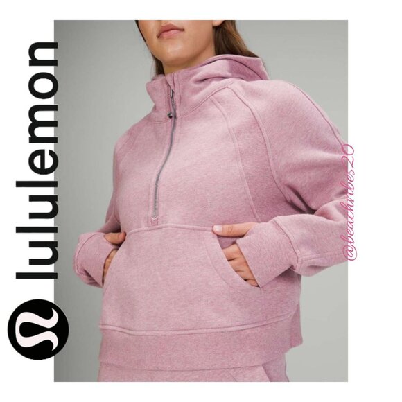 LULULEMON ATHLETICA Scuba Oversized Half-Zip Hoodie EUC M/L LL-225 - Picture 4 of 13